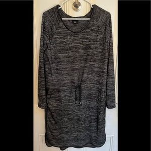 Mossimo Long Sleeve Tie Waist Dress